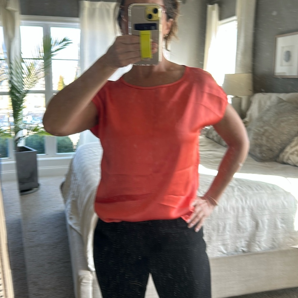 Nicole Miller Satin Blouse.